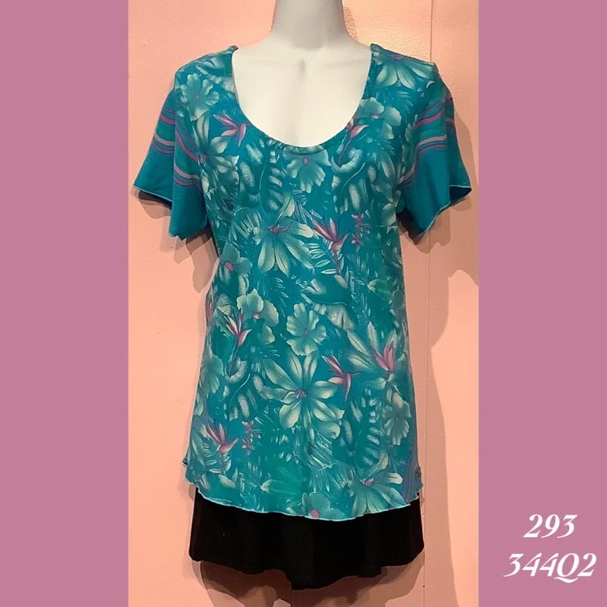 293 - 344Q2 , Sleeved bias top