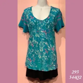 293 - 344Q2 , Sleeved bias top
