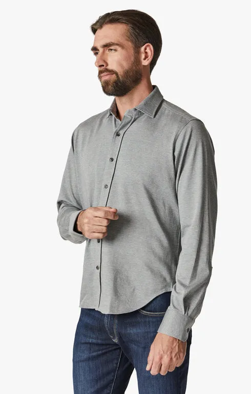 34 Heritage Shirt Structured Shirt Light Grey