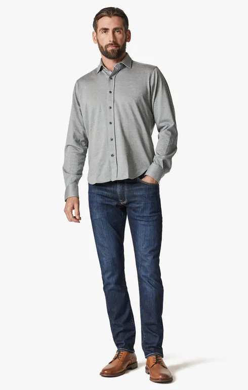 34 Heritage Shirt Structured Shirt Light Grey