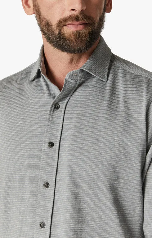 34 Heritage Shirt Structured Shirt Light Grey