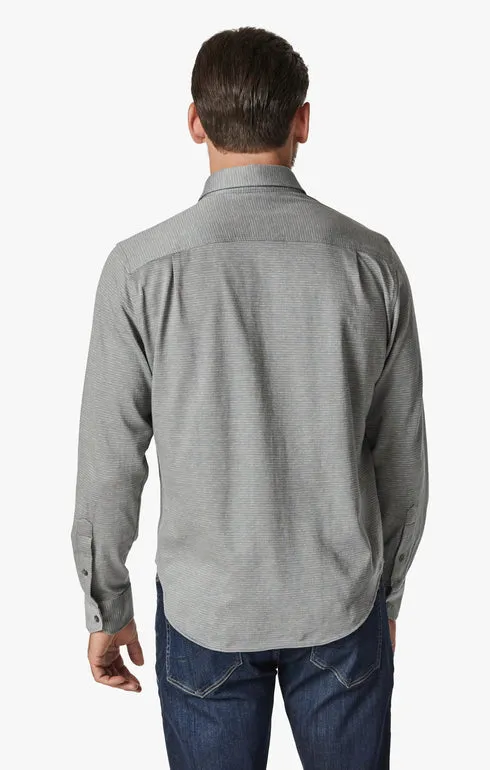 34 Heritage Shirt Structured Shirt Light Grey