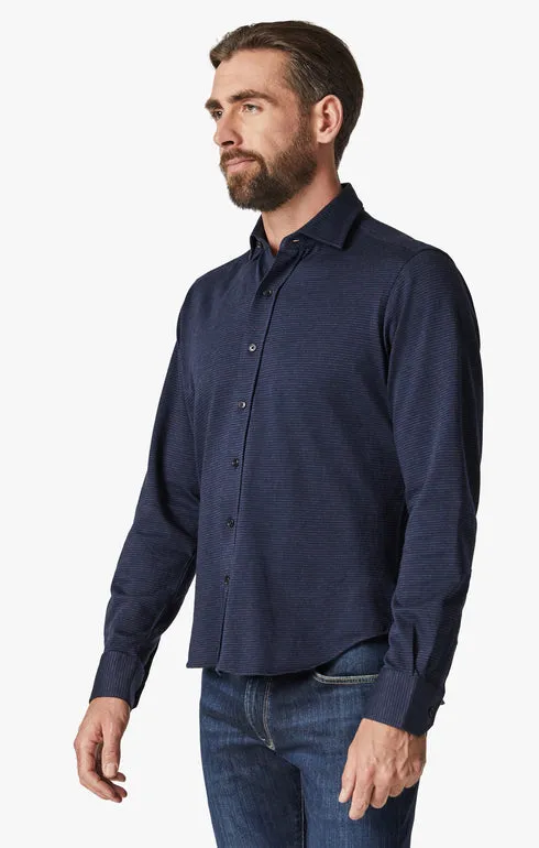 34 Heritage Shirt Structured Shirt Navy Blue