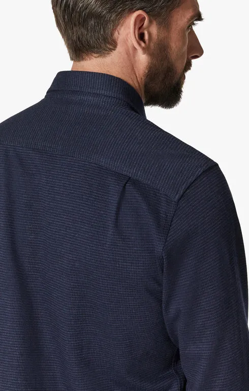 34 Heritage Shirt Structured Shirt Navy Blue