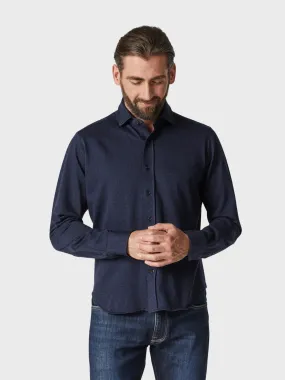 34 Heritage Shirt Structured Shirt Navy Blue