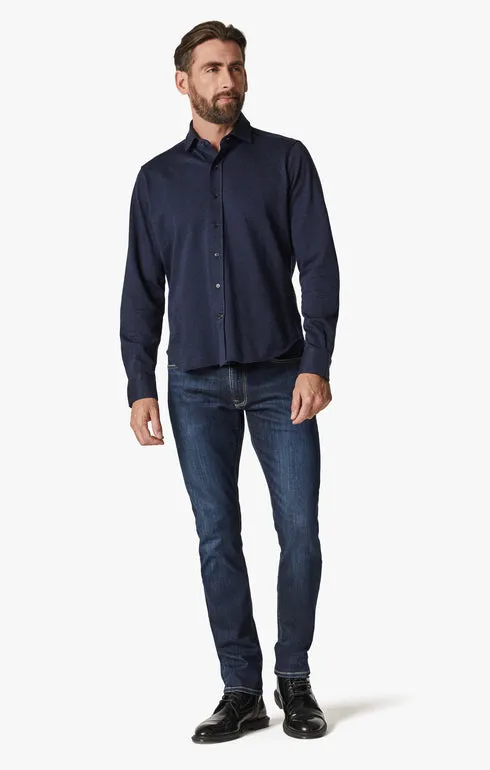 34 Heritage Shirt Structured Shirt Navy Blue