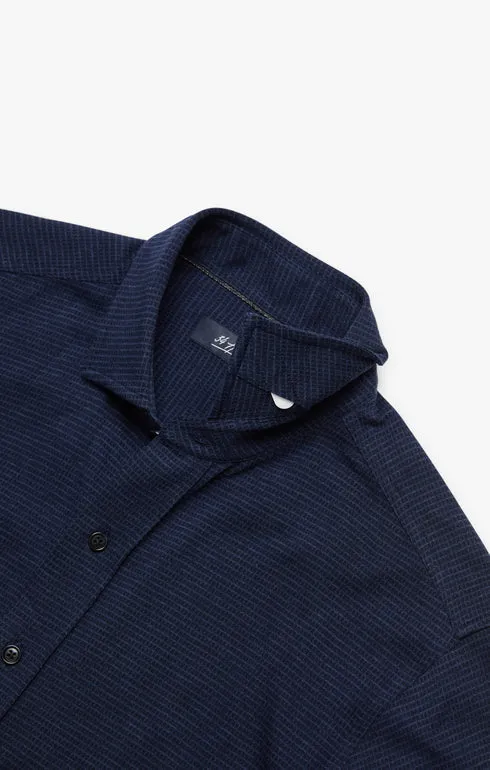34 Heritage Shirt Structured Shirt Navy Blue