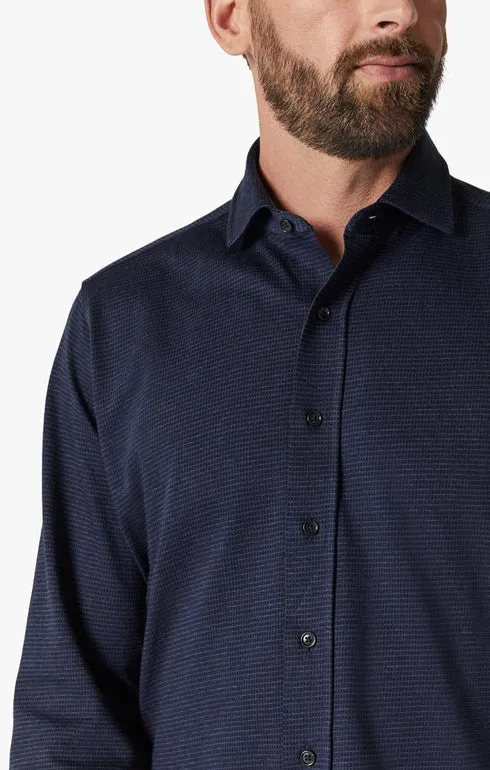 34 Heritage Shirt Structured Shirt Navy Blue