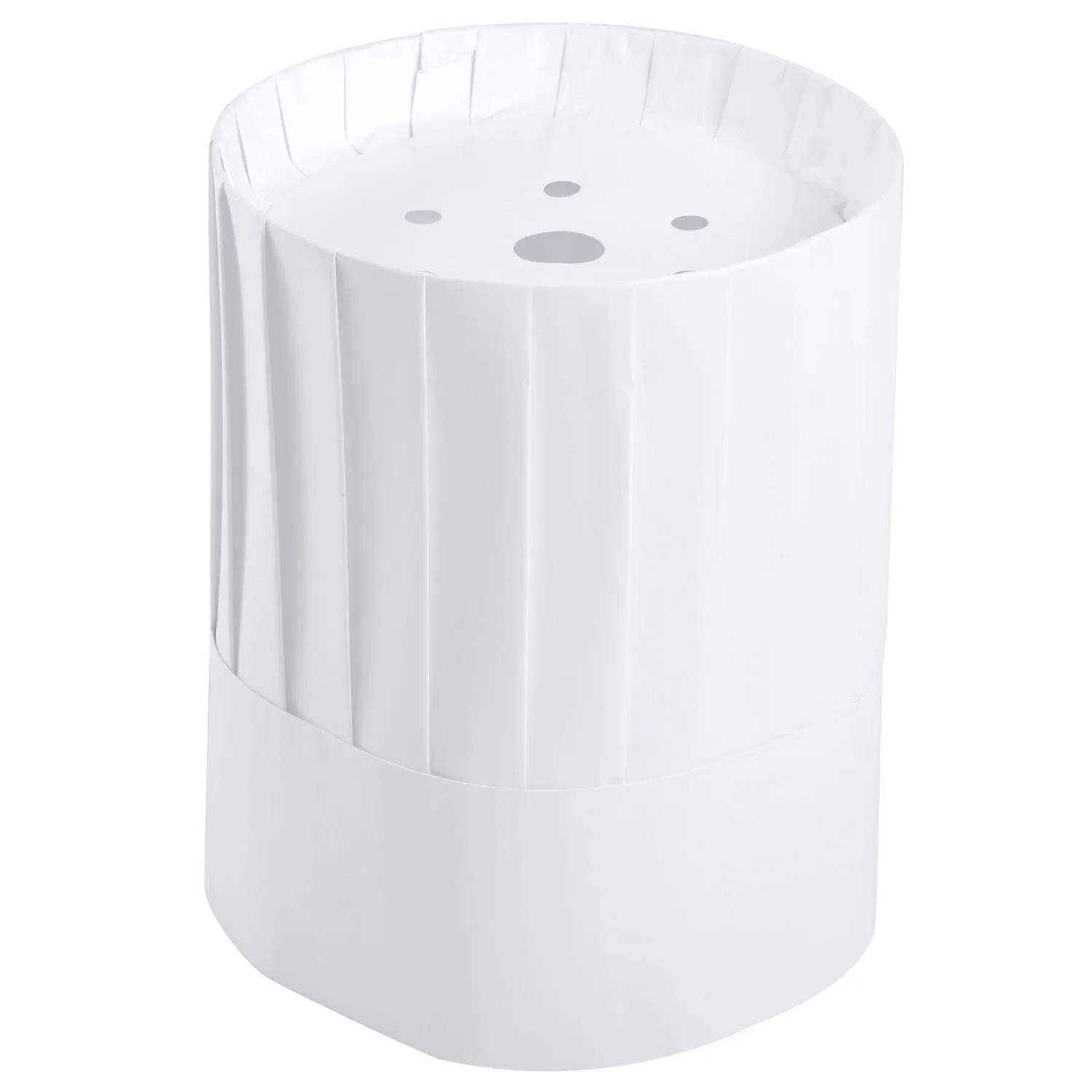 9" Pleated Chef Hats with Comfort Bands, Pack of 24