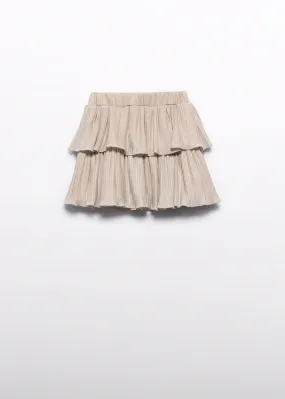 Abel & Lula Pleated Knit Skirt