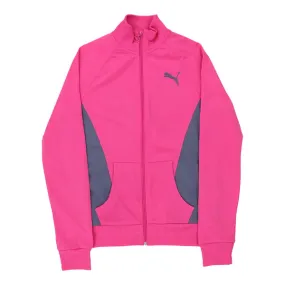Age 14 Puma Track Jacket - XL Pink Polyester