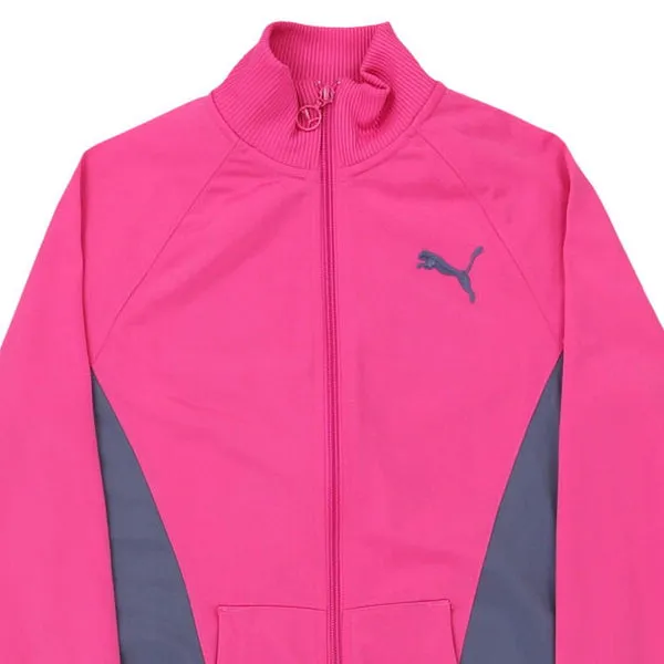 Age 14 Puma Track Jacket - XL Pink Polyester