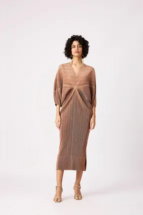 Aika Metallic Dress - Coco & Gold