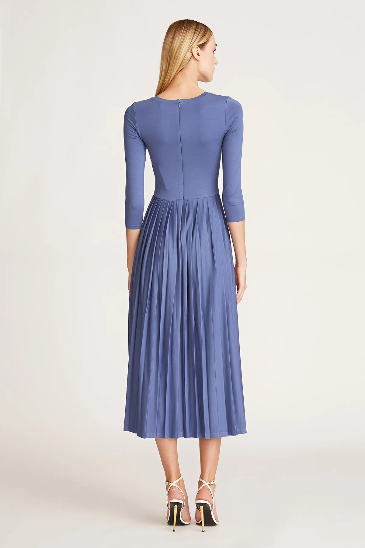 Amy Pleated T-Dress