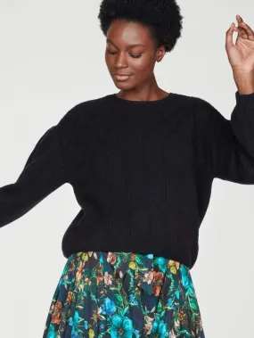 Bennedetta Pointelle Jumper Black