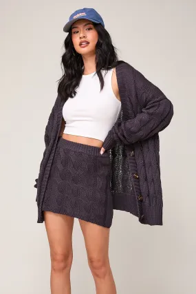 BF Knit Mini Skirt