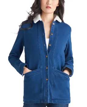 Black Tape Sherpa Lined Denim Jacket