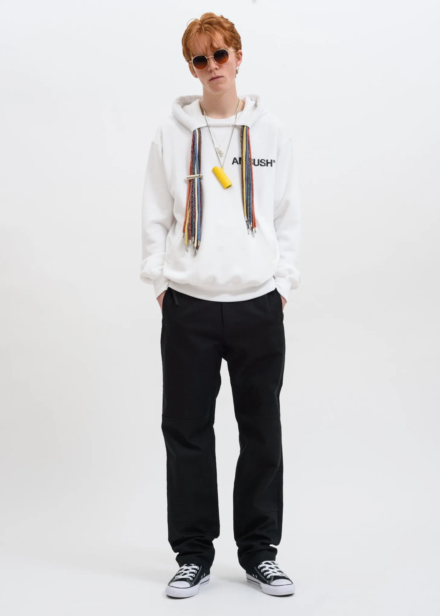 Black Waist Strap Pants