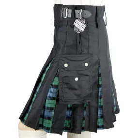 Cargo Kilts - Tartan Combo Utility Kilt: Campbell Ancient