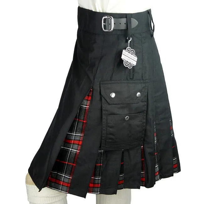 Cargo Kilts - Tartan Combo Utility Kilt: Spirit of Bruce