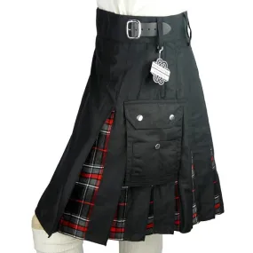 Cargo Kilts - Tartan Combo Utility Kilt: Spirit of Bruce