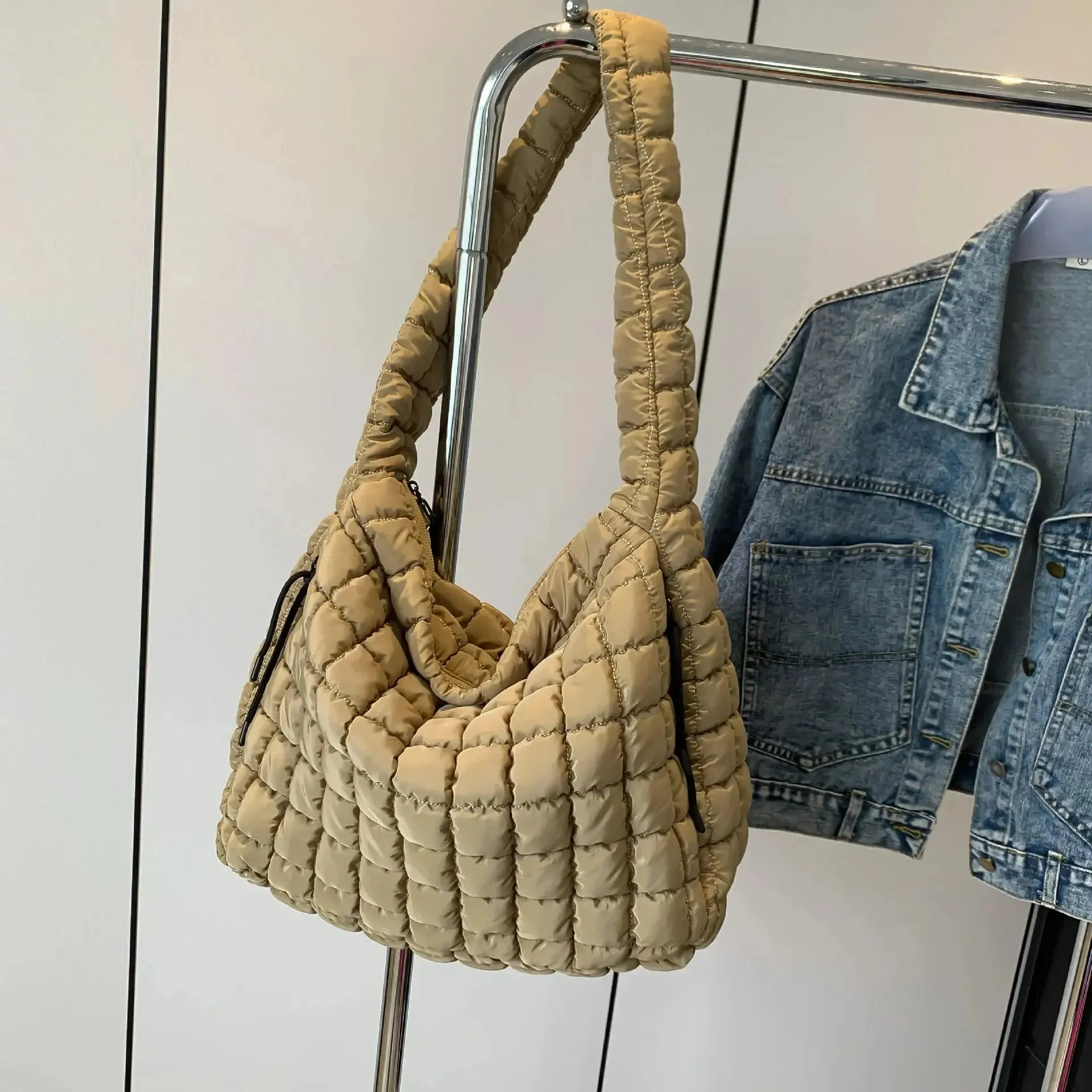 Crossbody Pleated Bag