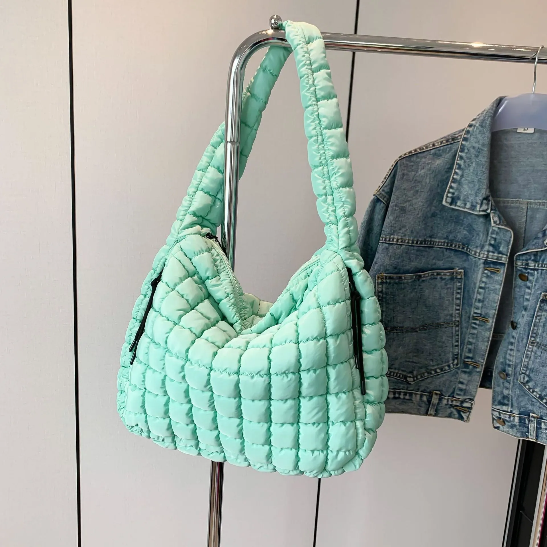 Crossbody Pleated Bag
