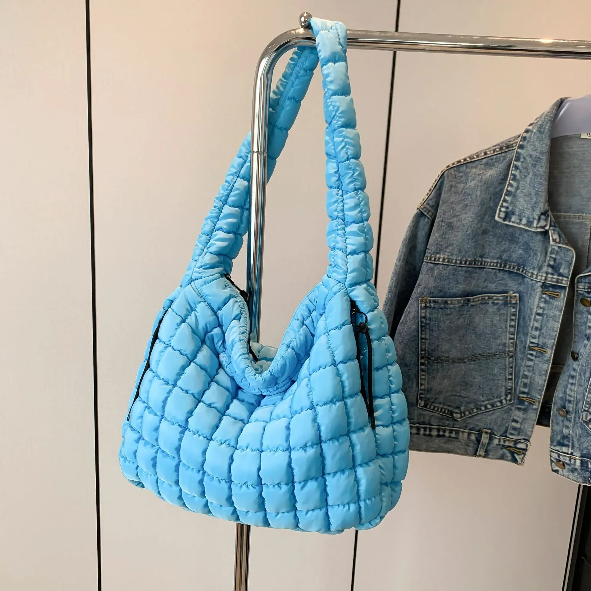 Crossbody Pleated Bag