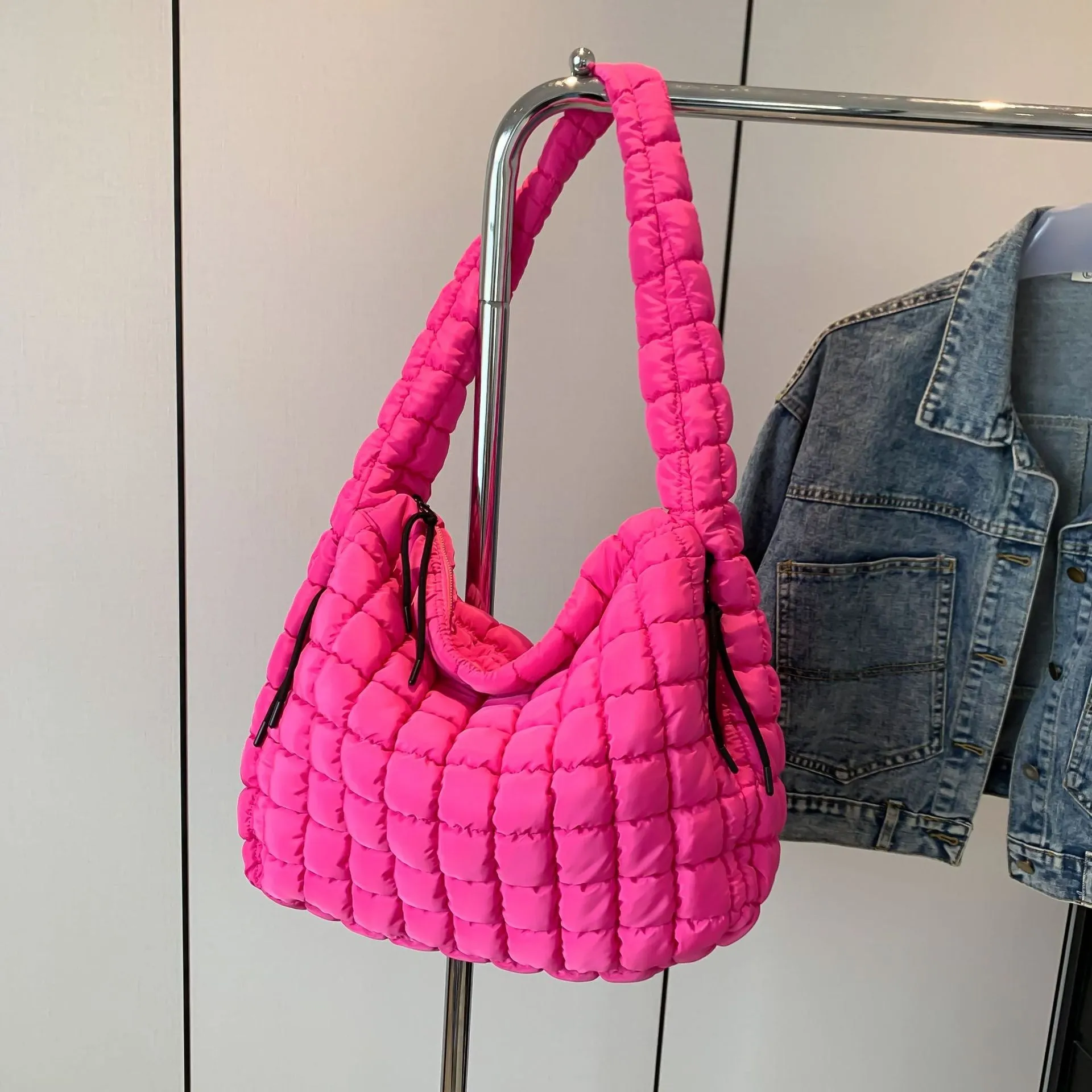 Crossbody Pleated Bag