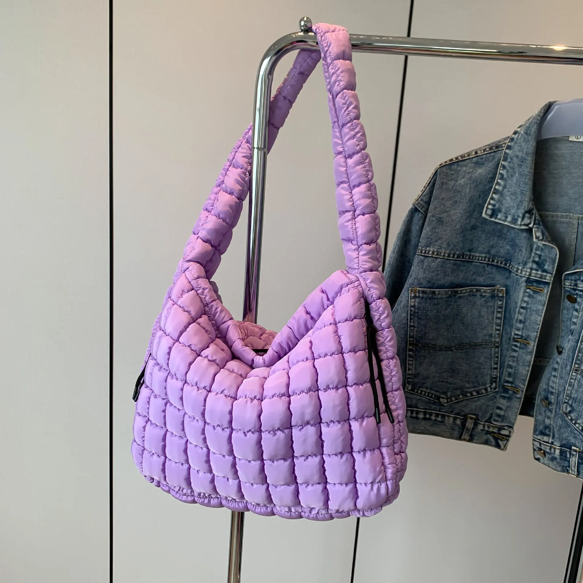 Crossbody Pleated Bag