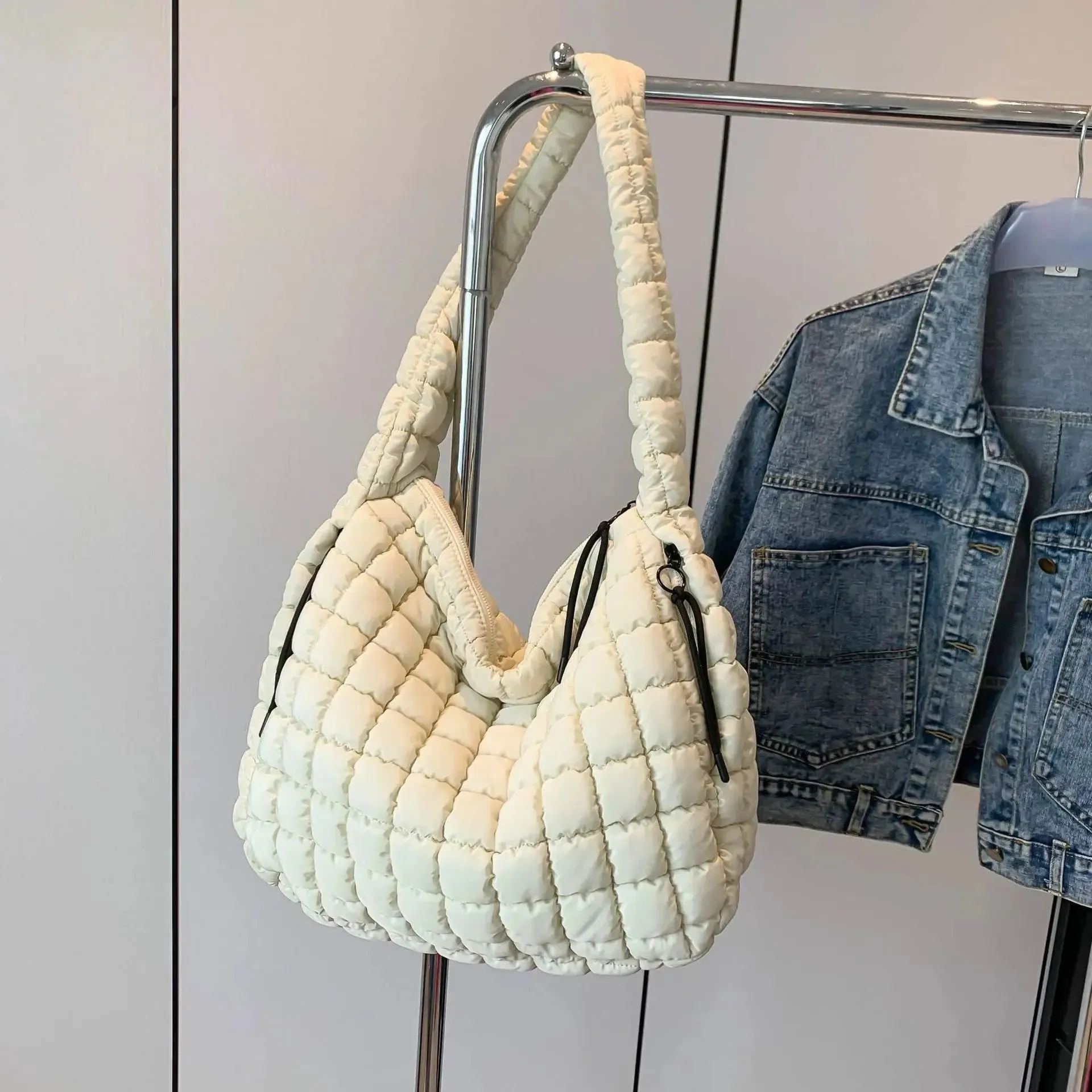 Crossbody Pleated Bag