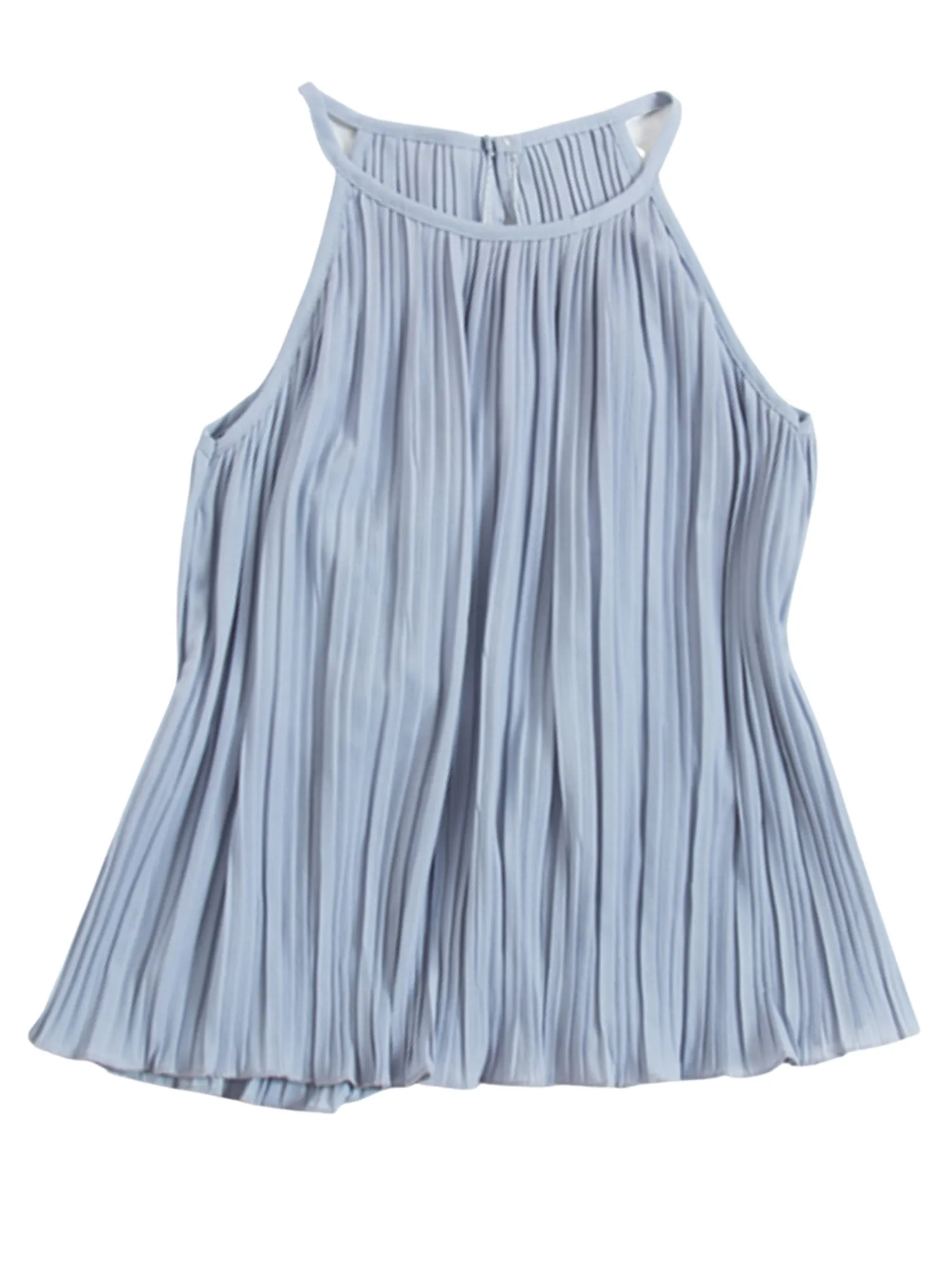 'Darcel' Halter-neck Pleated Top (7 Colors)