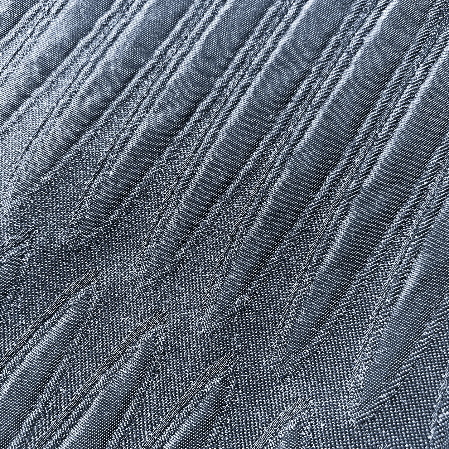 Dark Gray Textured Upholstery Fabric 54"