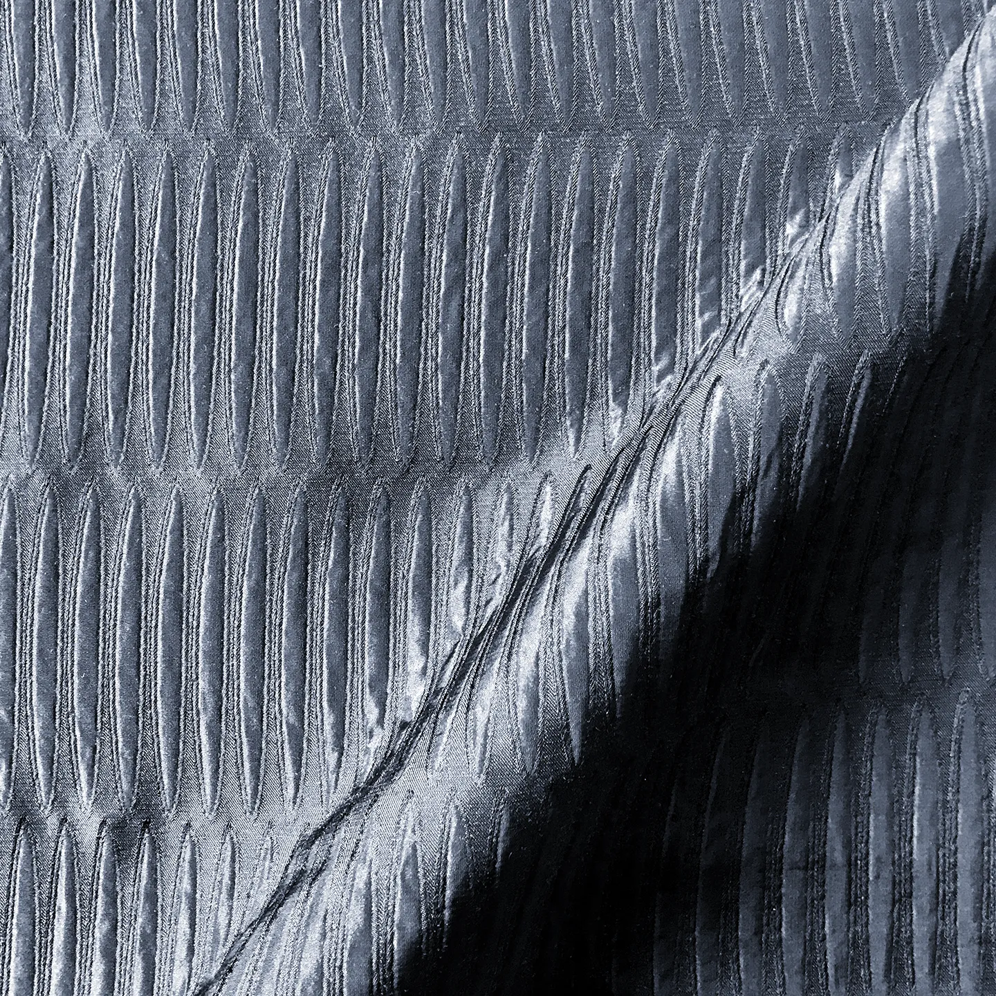 Dark Gray Textured Upholstery Fabric 54"
