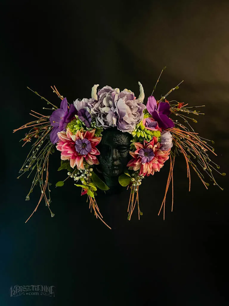 Darling Dahlia Forest Creature Headdress