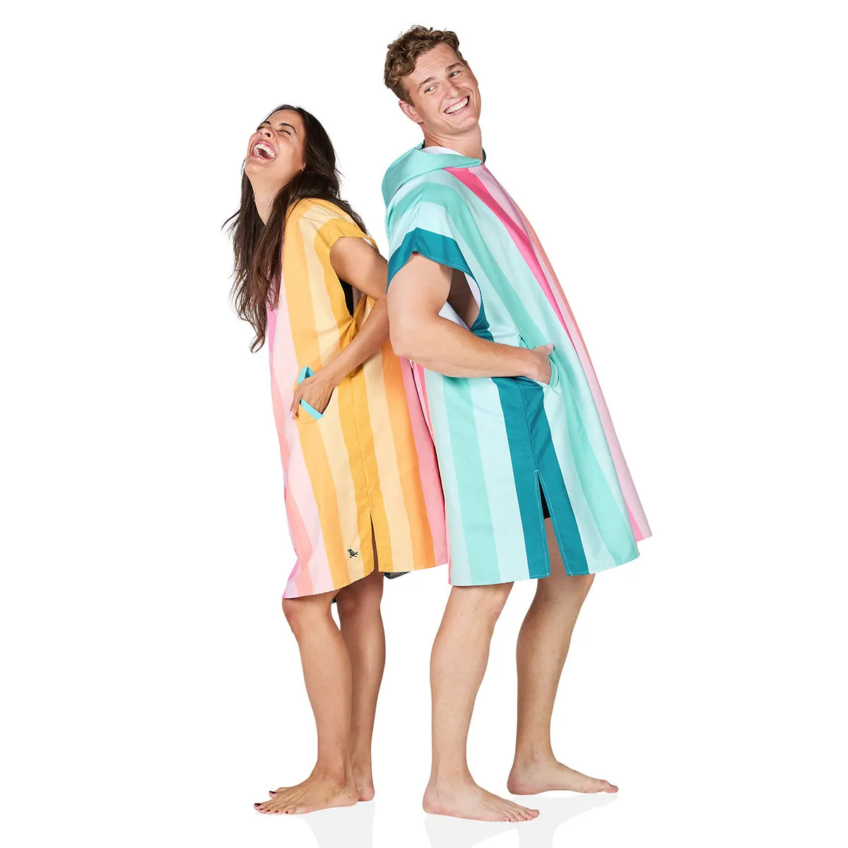Dock & Bay Poncho Adults - Coastal Candy