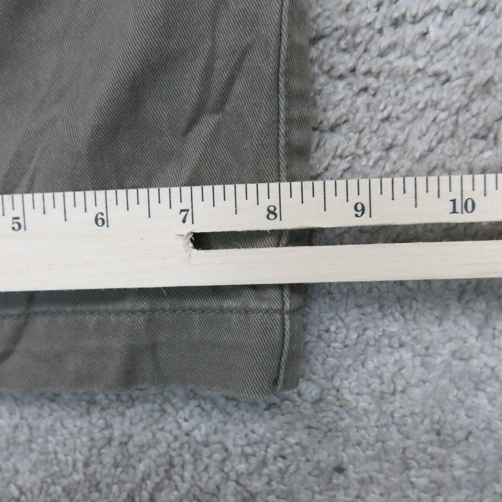 Dockers Men Chino Pant Straight Leg Mid Rise Pockets Cotton Dark Gray SZ W36XL32