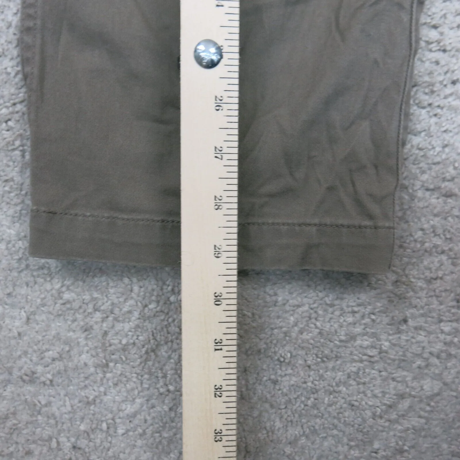 Dockers Men Chino Pant Straight Leg Mid Rise Pockets Cotton Dark Gray SZ W36XL32