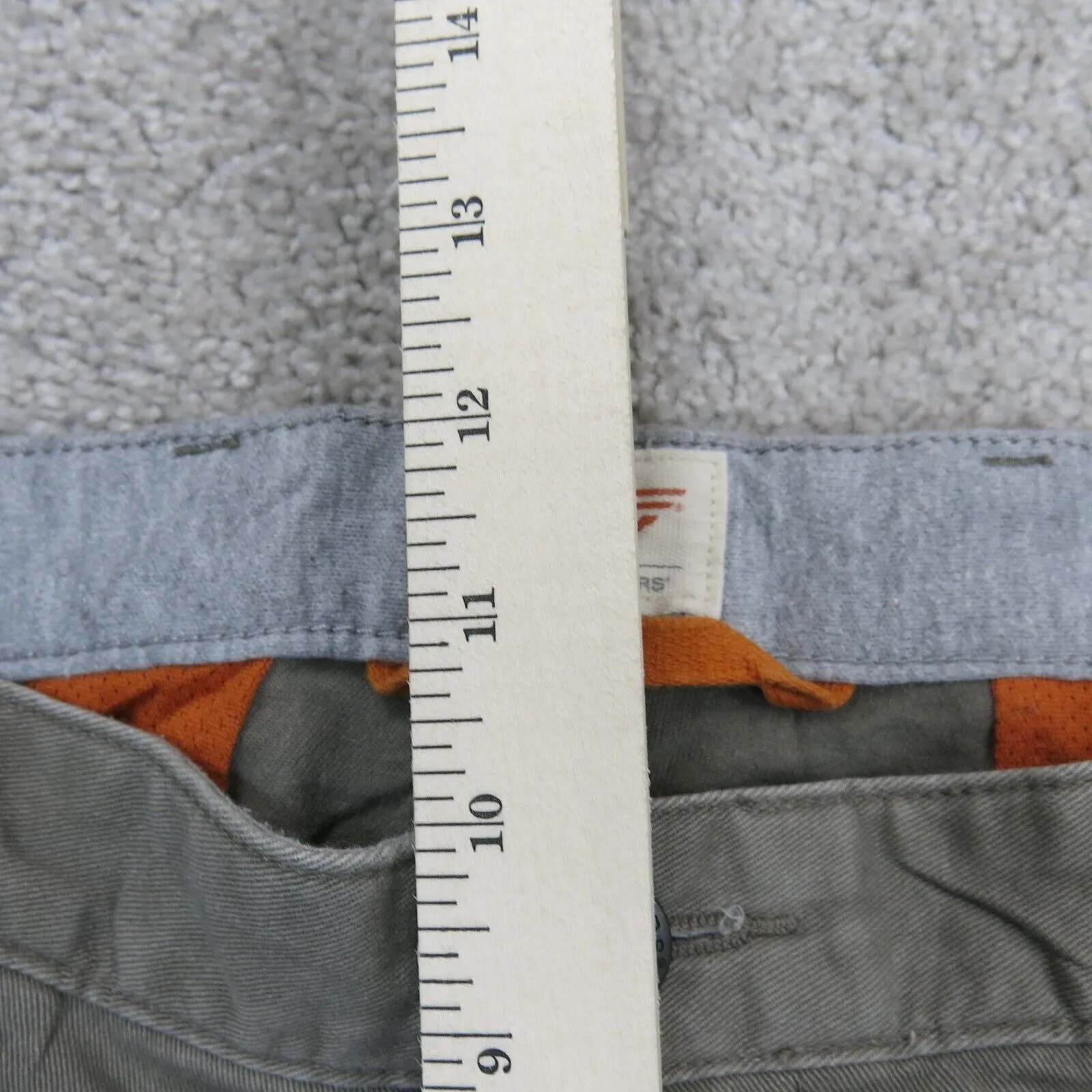 Dockers Men Chino Pant Straight Leg Mid Rise Pockets Cotton Dark Gray SZ W36XL32