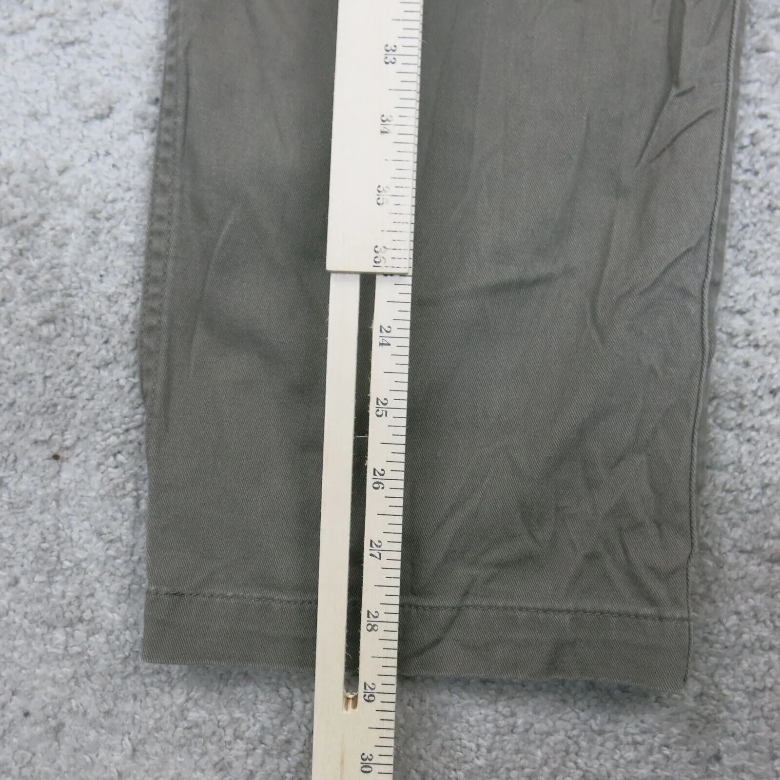 Dockers Men Chino Pant Straight Leg Mid Rise Pockets Cotton Dark Gray SZ W36XL32