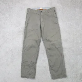 Dockers Men Chino Pant Straight Leg Mid Rise Pockets Cotton Dark Gray SZ W36XL32
