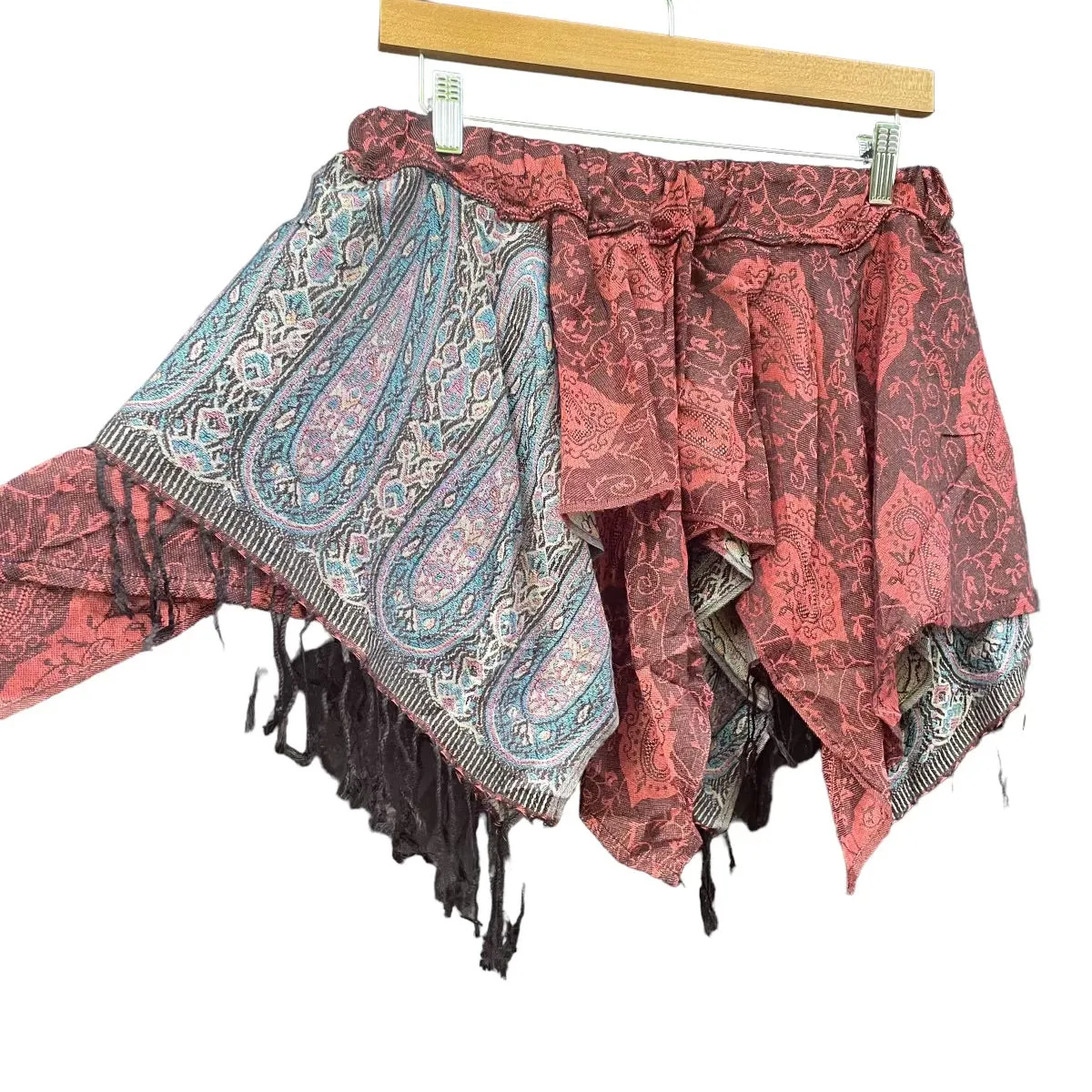 FAIRY PASH SKIRT - RedBlack Paisley