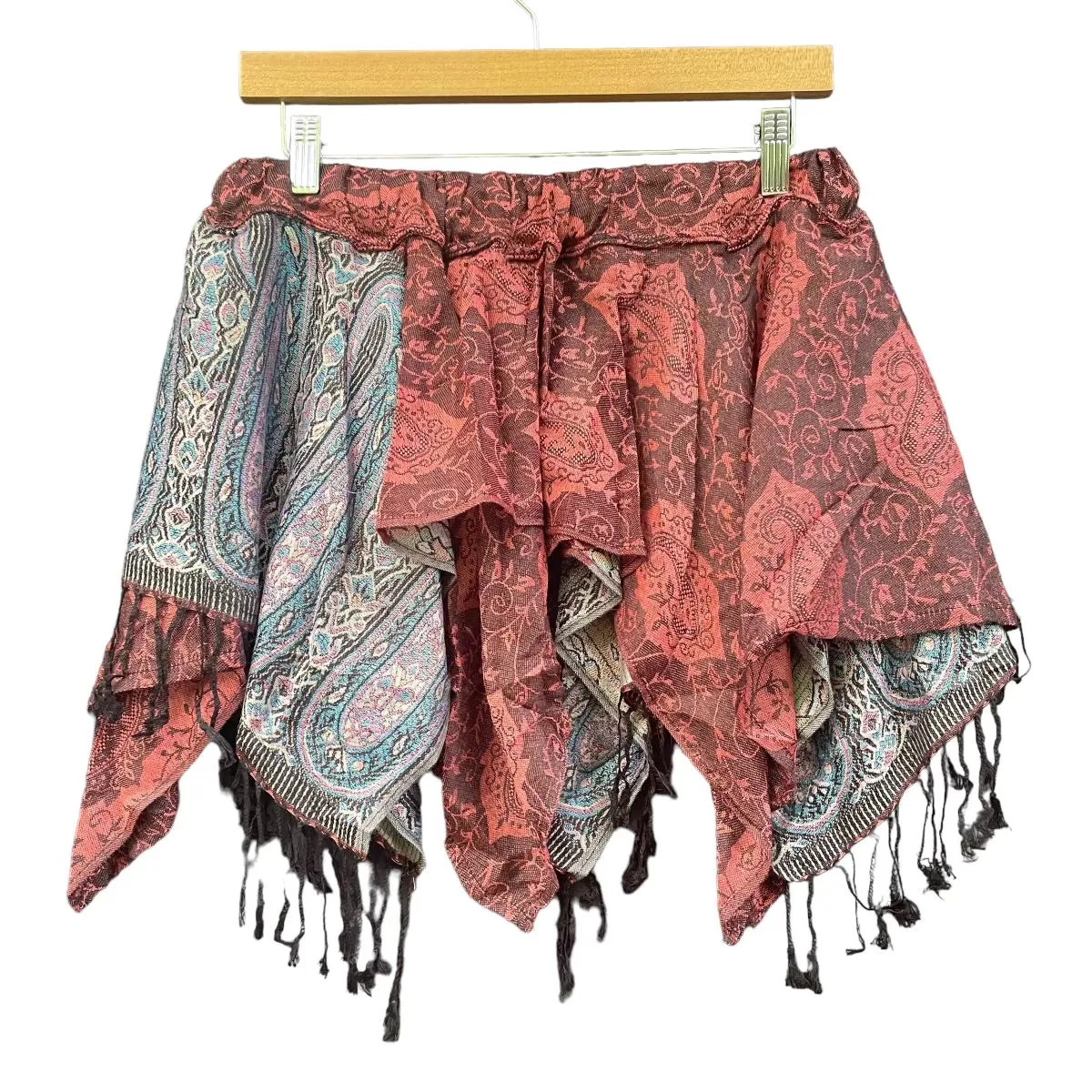 FAIRY PASH SKIRT - RedBlack Paisley