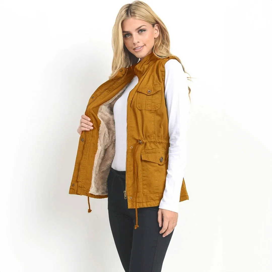 Faux Fur Lined Vest