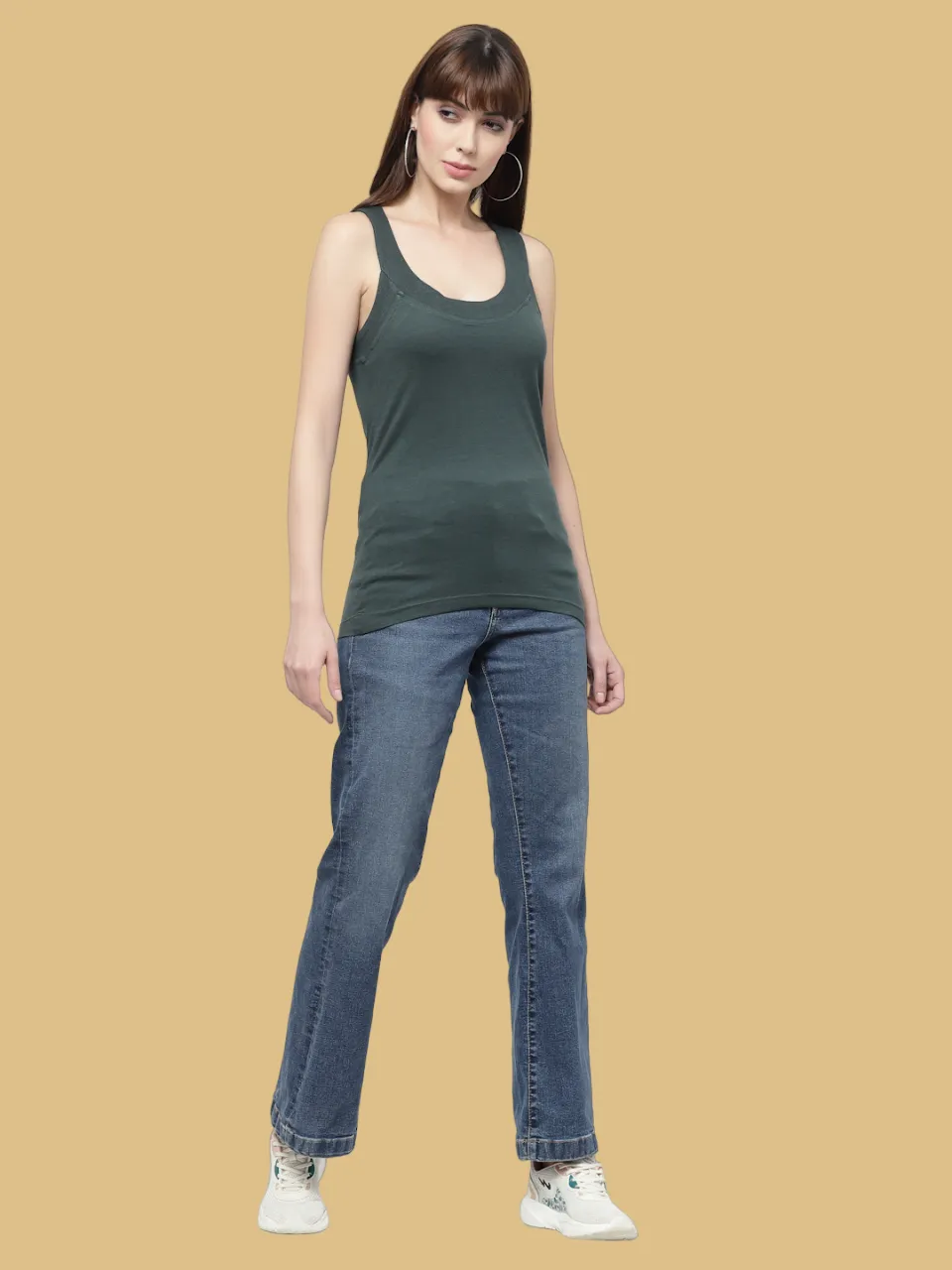 Flawless Women Green Tank Top