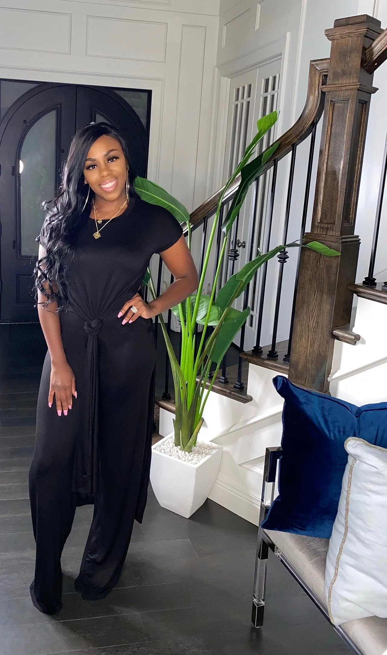 Free Spirit Palazzo Set "Black" (PLUS)