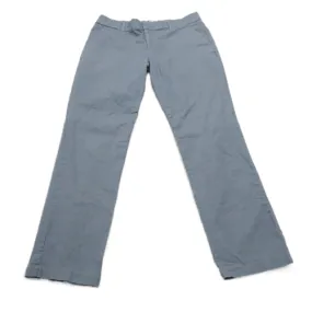 GAP Mens Straight Leg Chino Pant Mid Rise Slash Pocket Solid Slate Gray Size 8