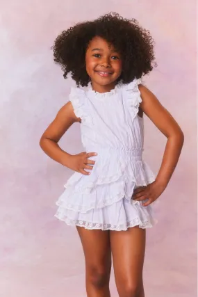 Girls Janelly Cotton Stripe Dress