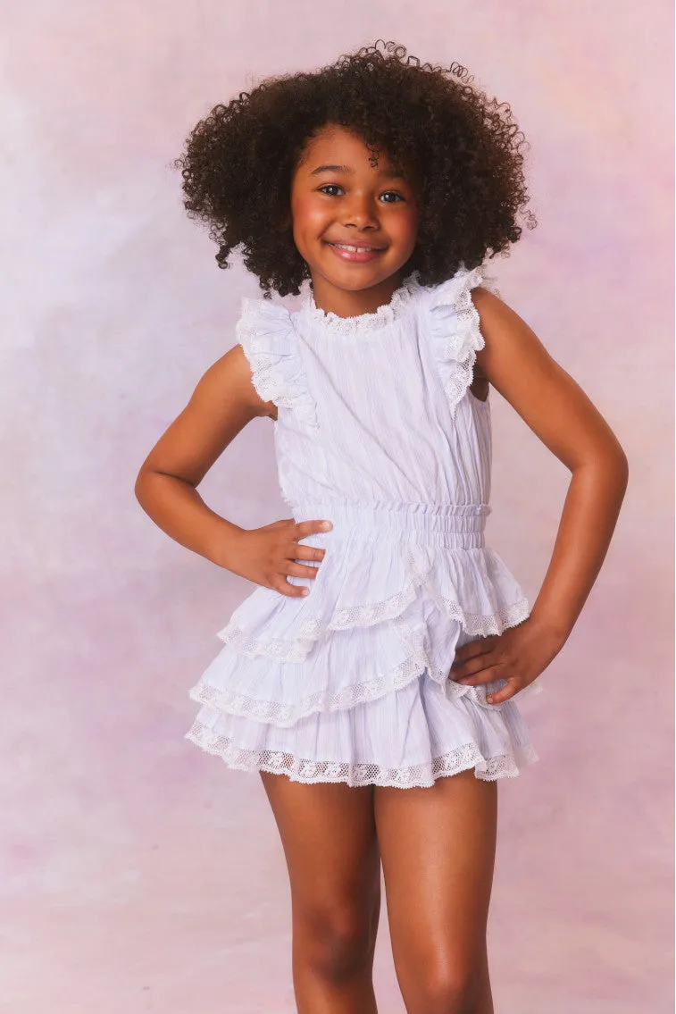 Girls Janelly Cotton Stripe Dress