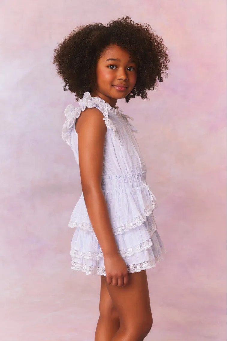 Girls Janelly Cotton Stripe Dress